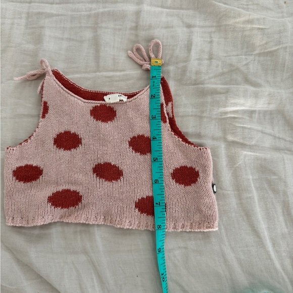Oeuf Pink and Red Polka Dot Tank Top - Picture 7 of 7